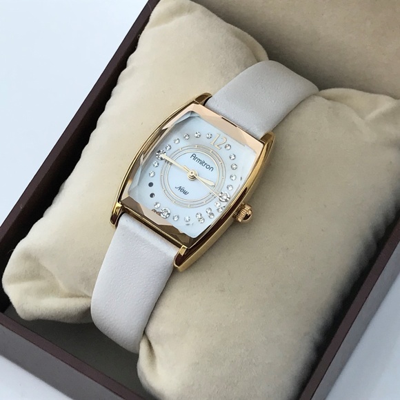 Armitron Accessories - Armitron Now Women Watch Genuine Leather White Ban